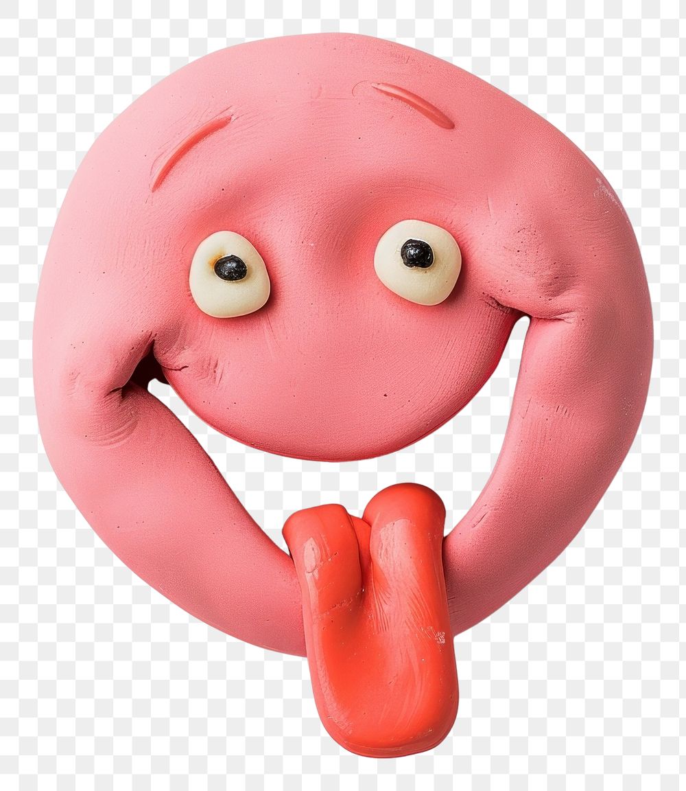 PNG Kid smile with tongue anthropomorphic representation lollipop.