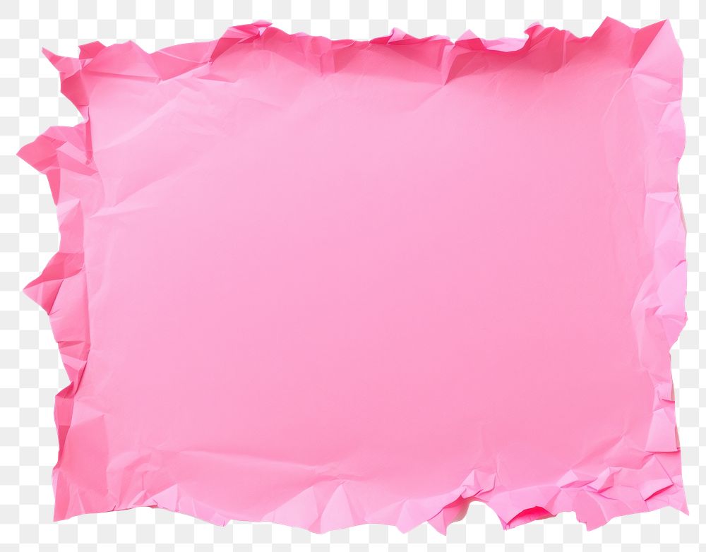 PNG A square pink torn paper backgrounds white background rectangle.