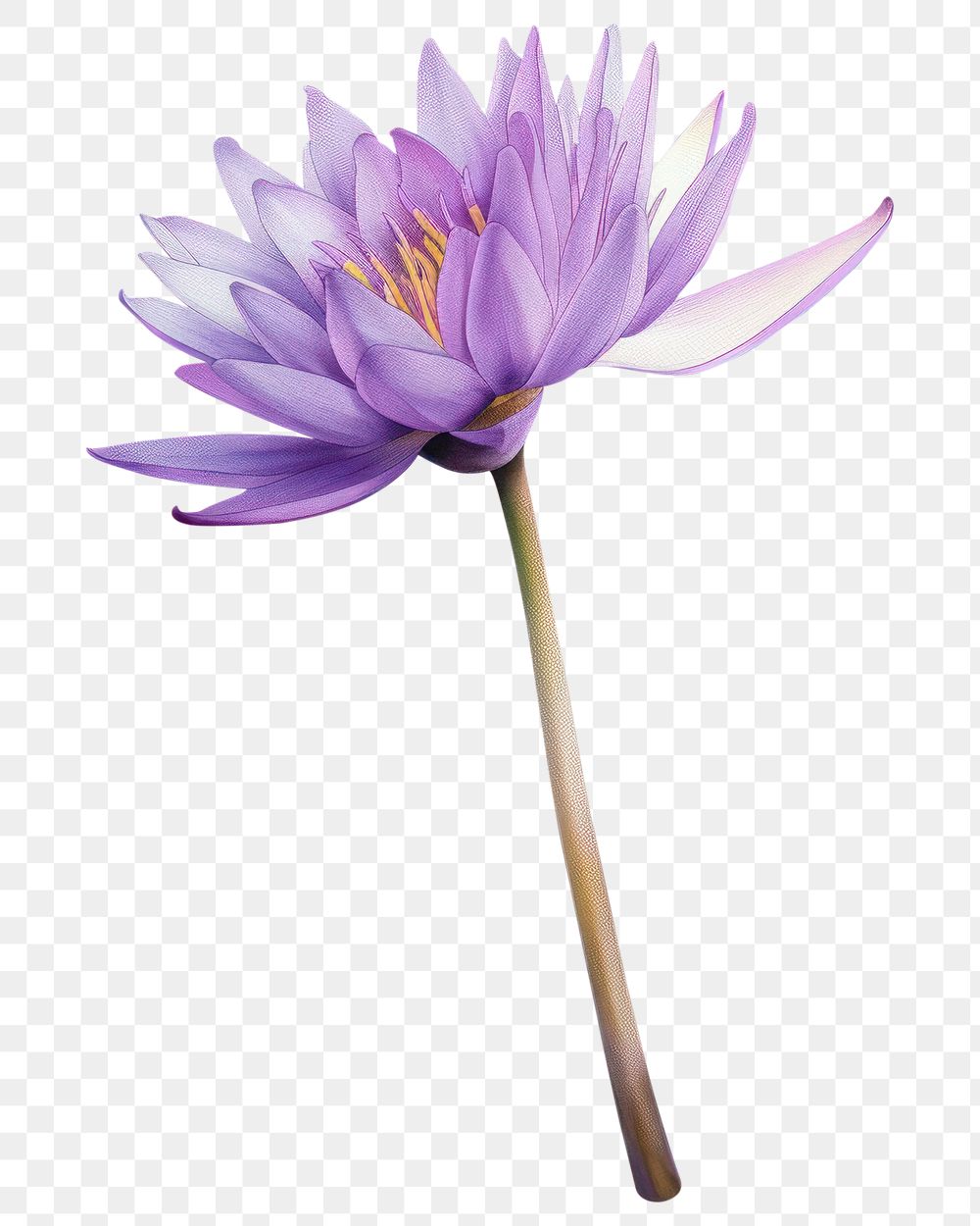 PNG Lotus flower blossom purple.