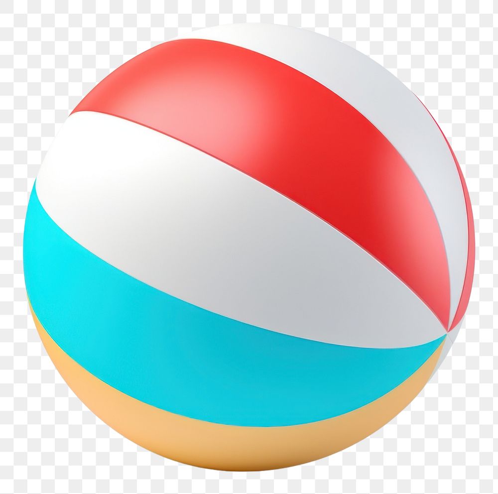 PNG Beach ball sphere white background football.