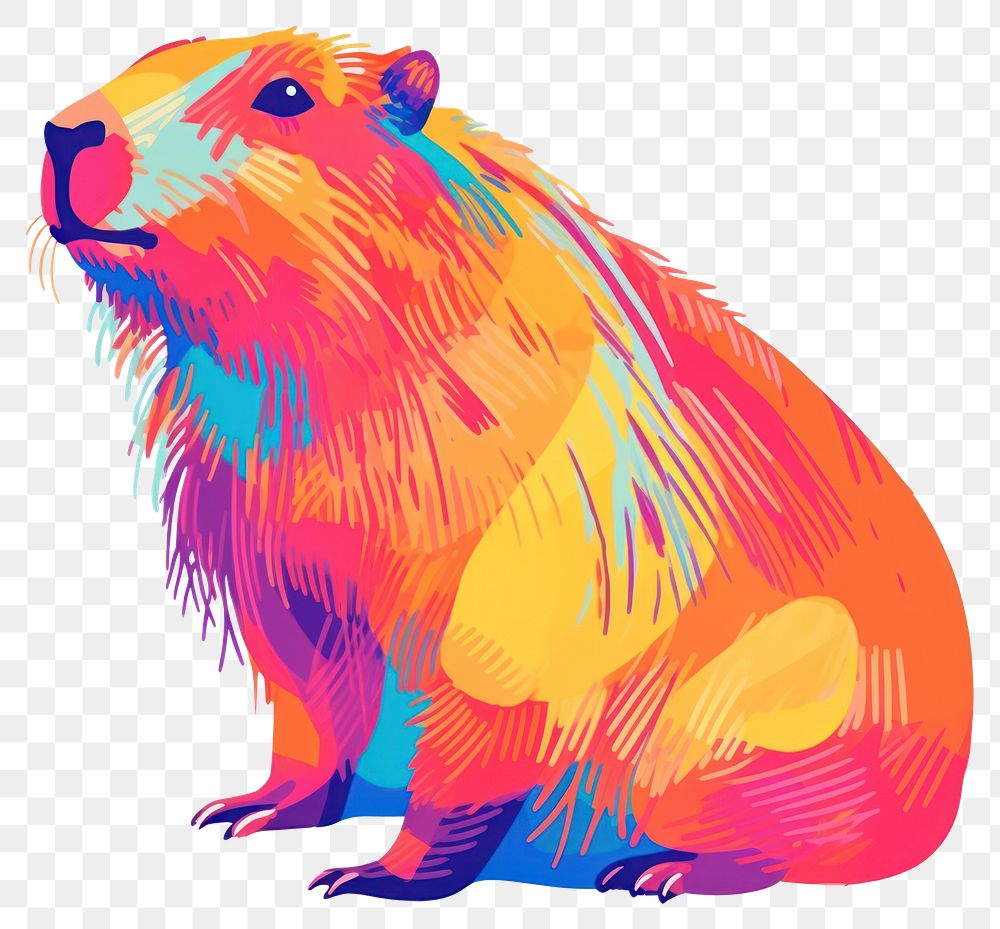 PNG Mammal animal beaver capybara.