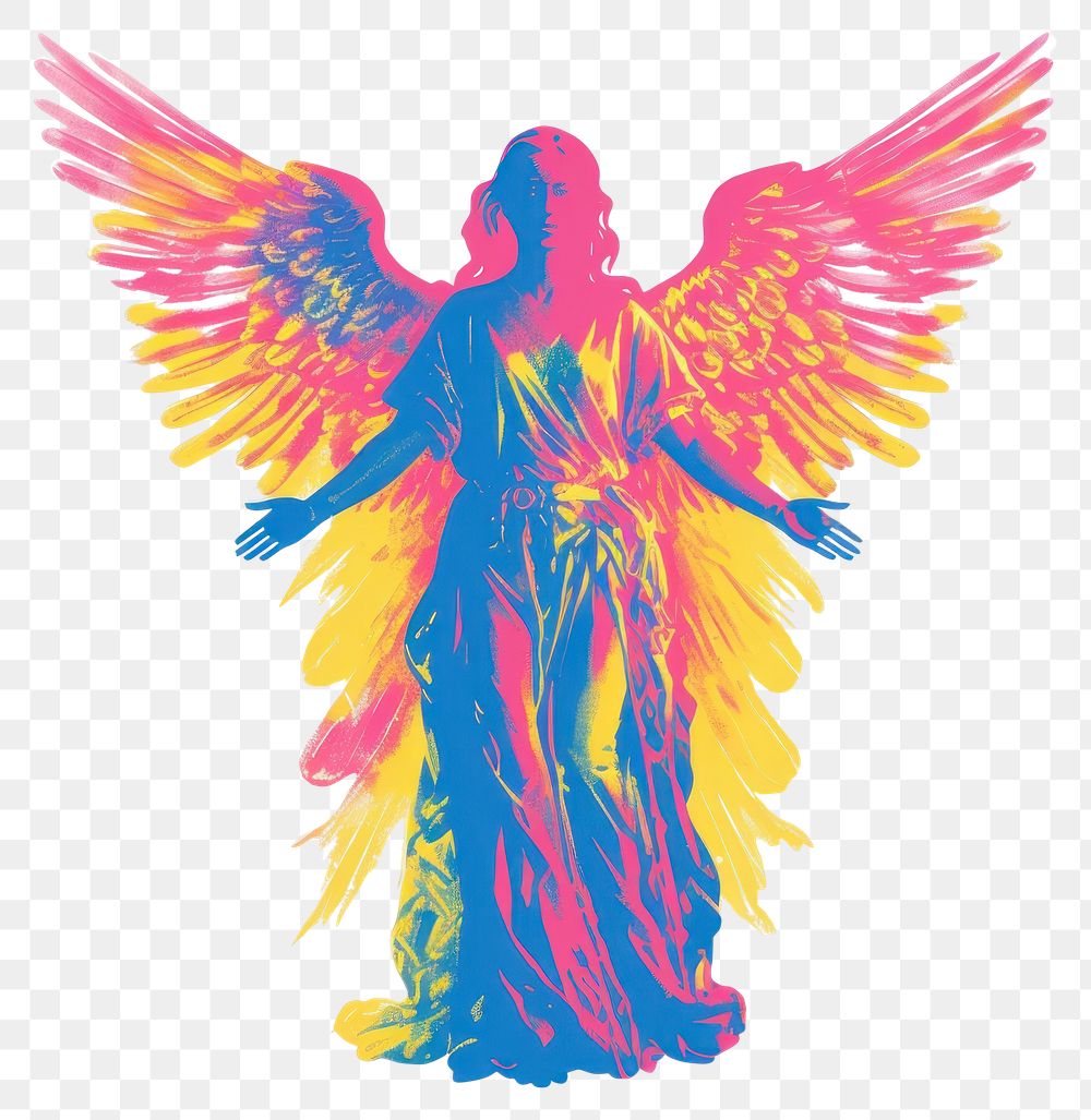 PNG Angel art representation spirituality.
