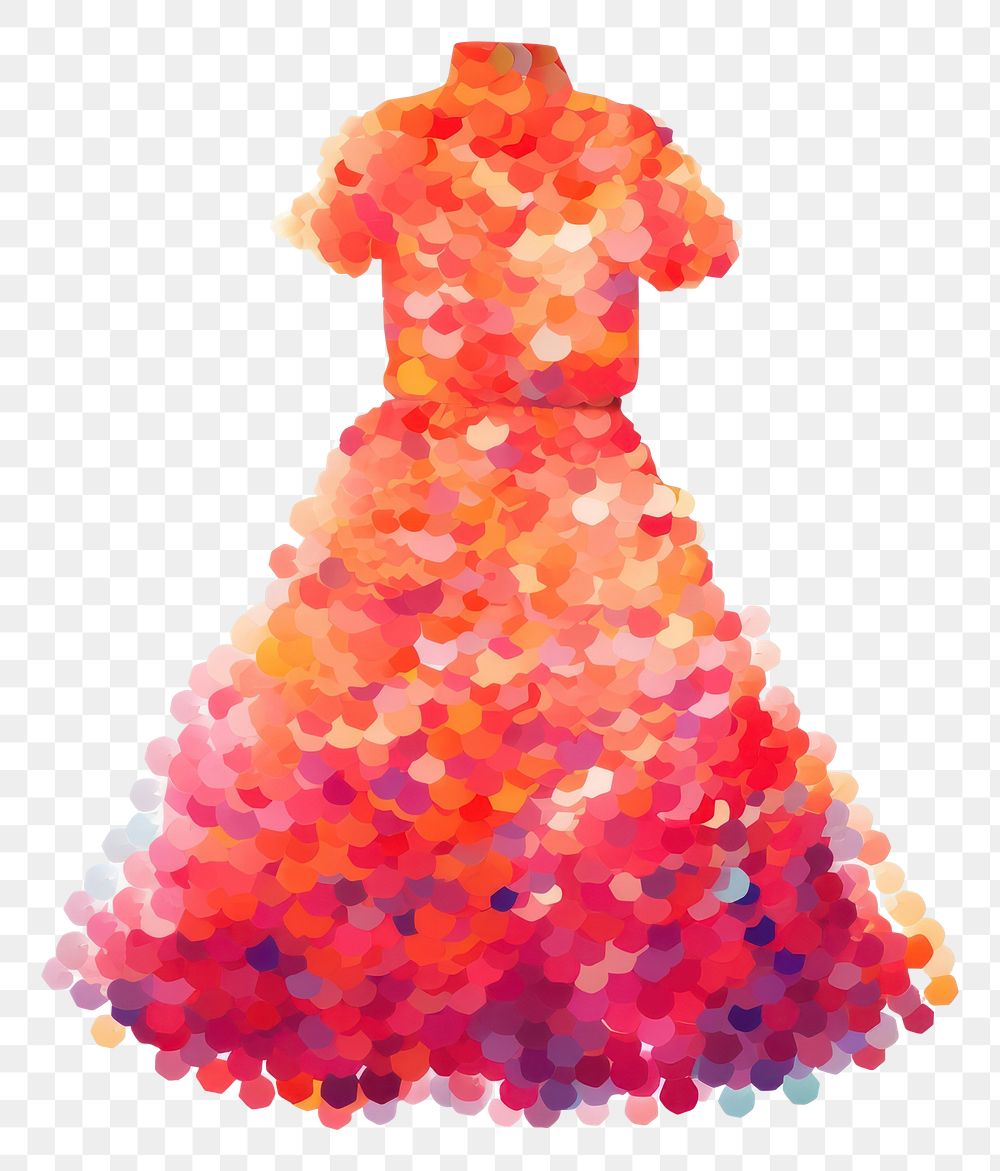 PNG Fashion dress gown art.