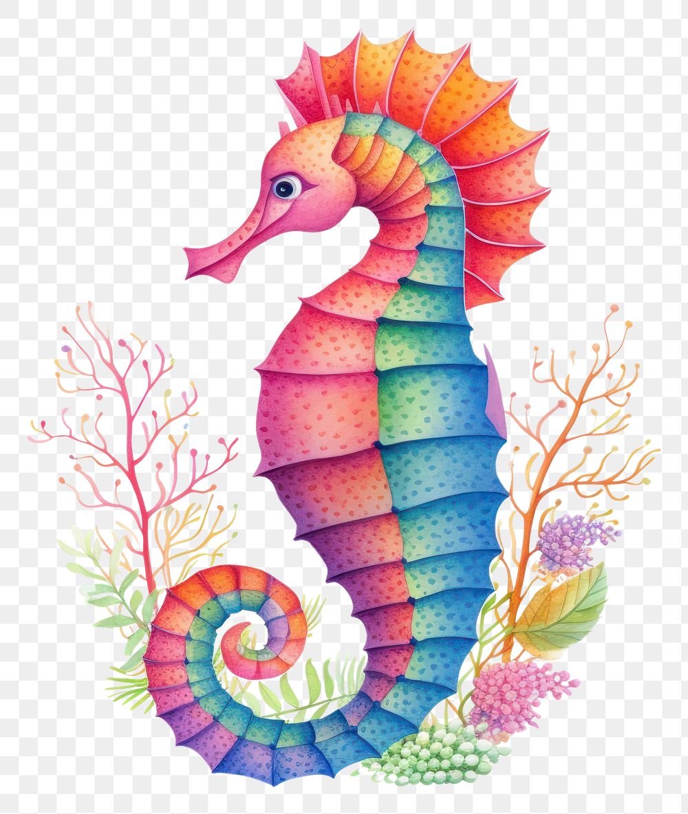 PNG Seahorse animal creativity outdoors.