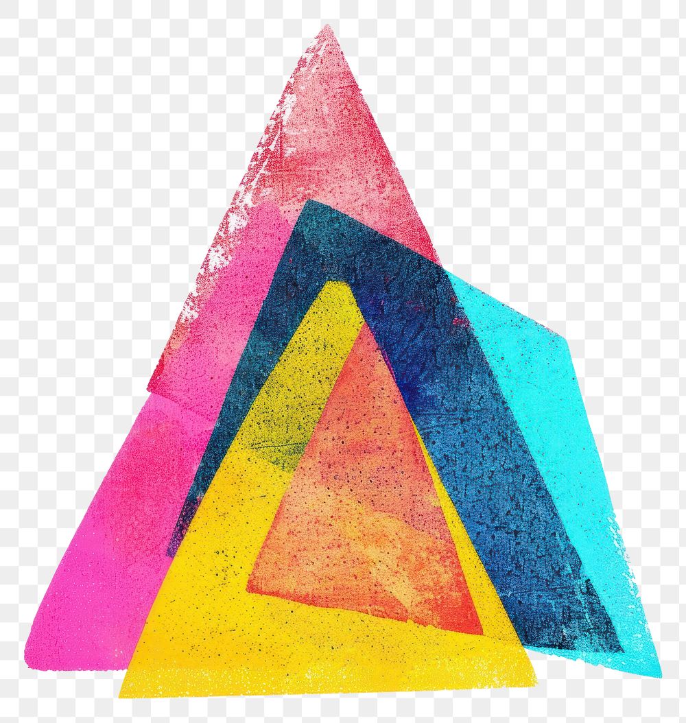PNG Creativity abstract painting triangle
