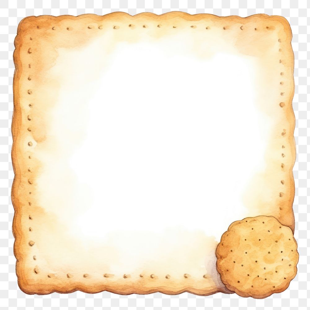 PNG Biscuit frame backgrounds food white background.