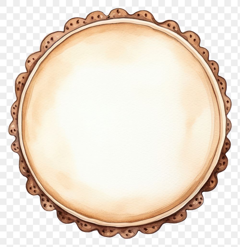 PNG Cookie and cream frame jewelry locket white background.