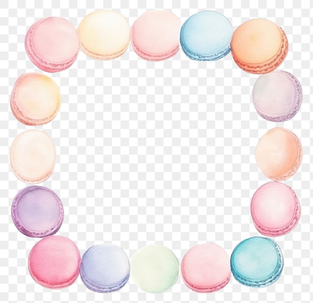 PNG Macaron frame backgrounds macarons white background.