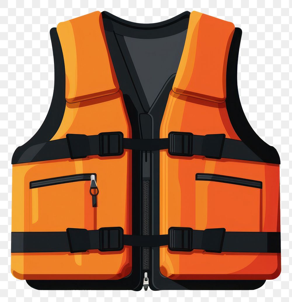 PNG Lifejacket protection clothing apparel.