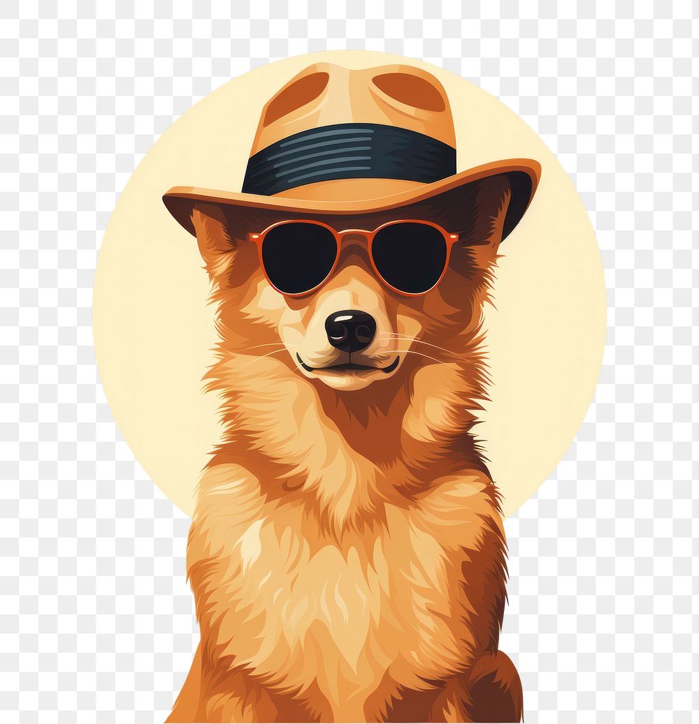 Sunglasses mammal animal dog.