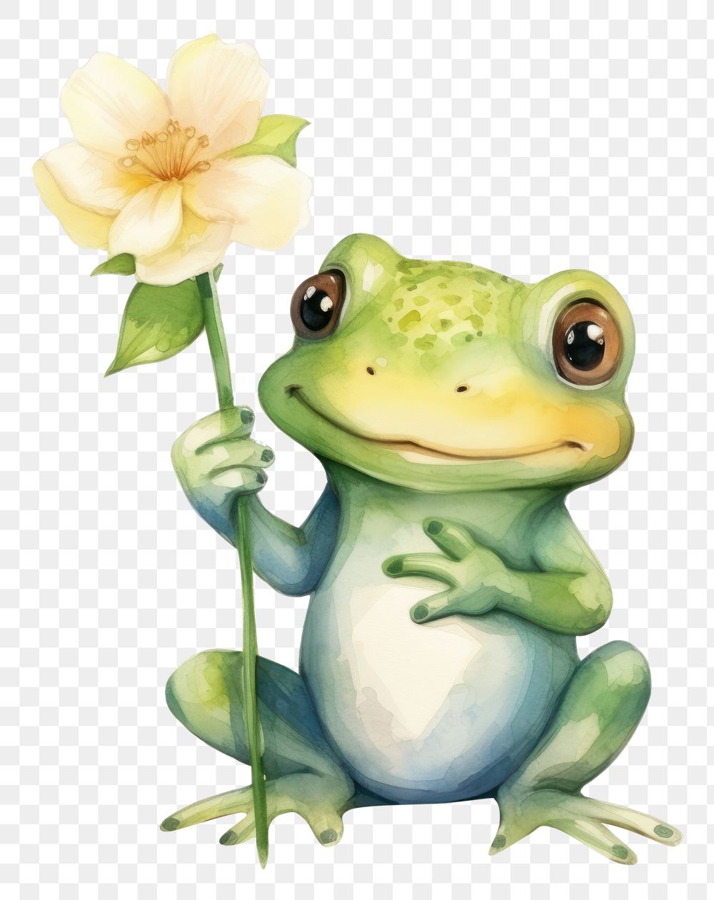 Amphibian nature frog representation