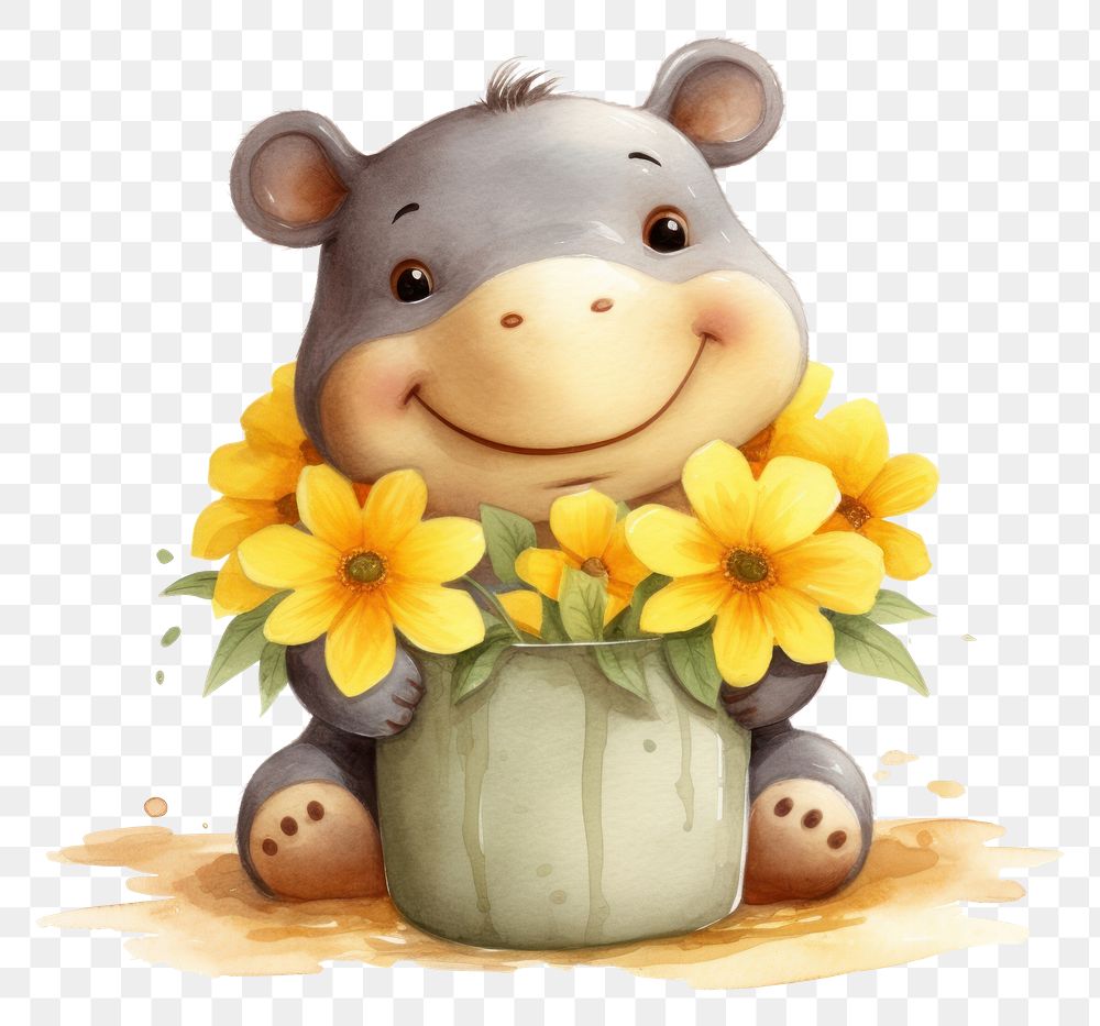 Flower mammal plant pig.