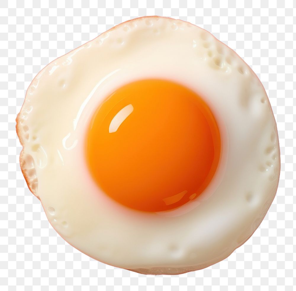 PNG Sunny side up egg food red breakfast.