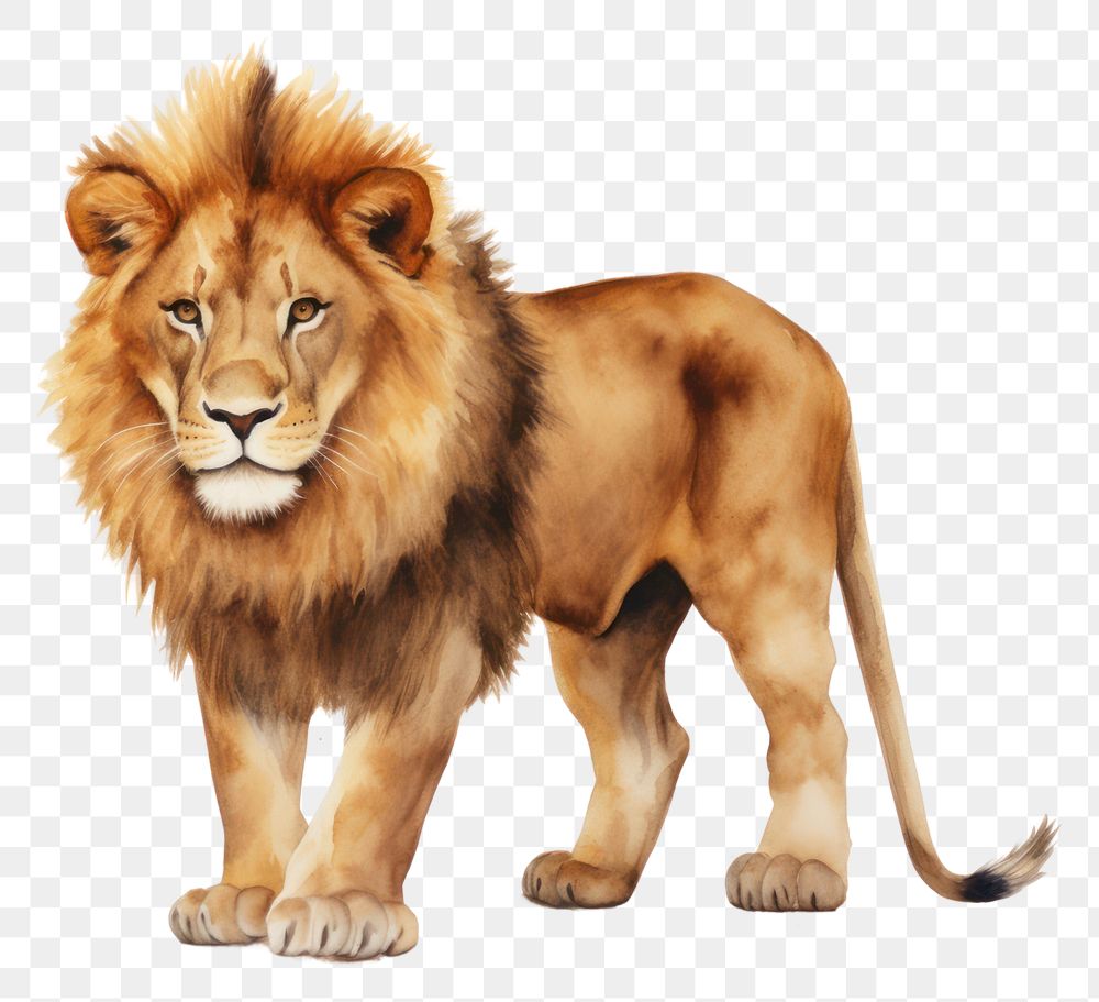 PNG A lion wildlife mammal animal.