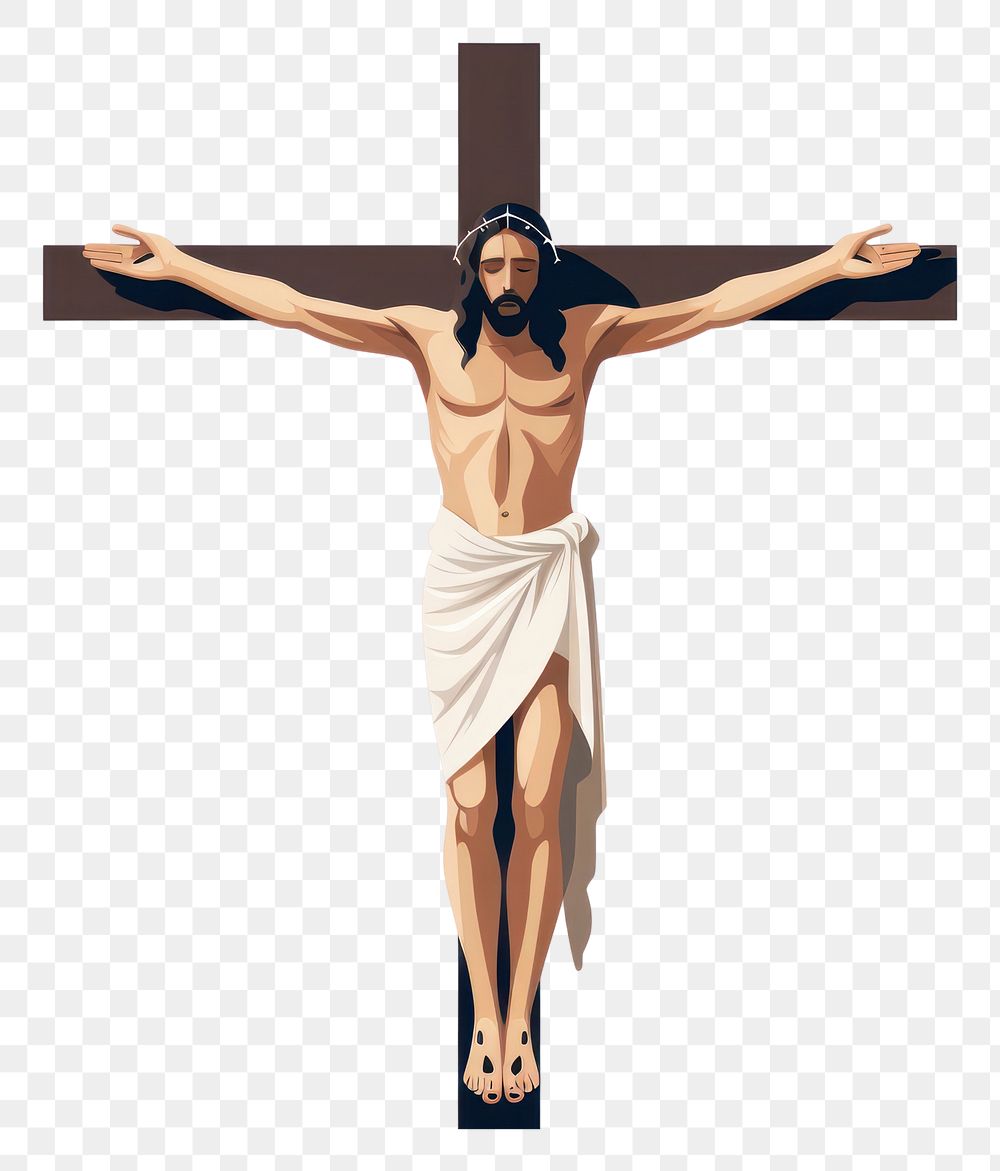PNG Crucifixes Jesus symbol cross white background.