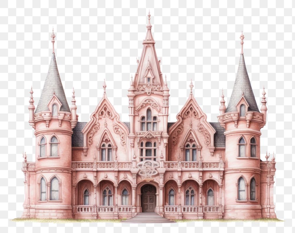 PNG Sculpture Gothic mansion architecture building tower