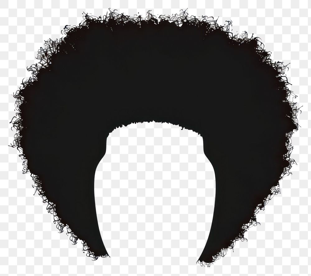 Boy afro hair hairstyle white background front view.