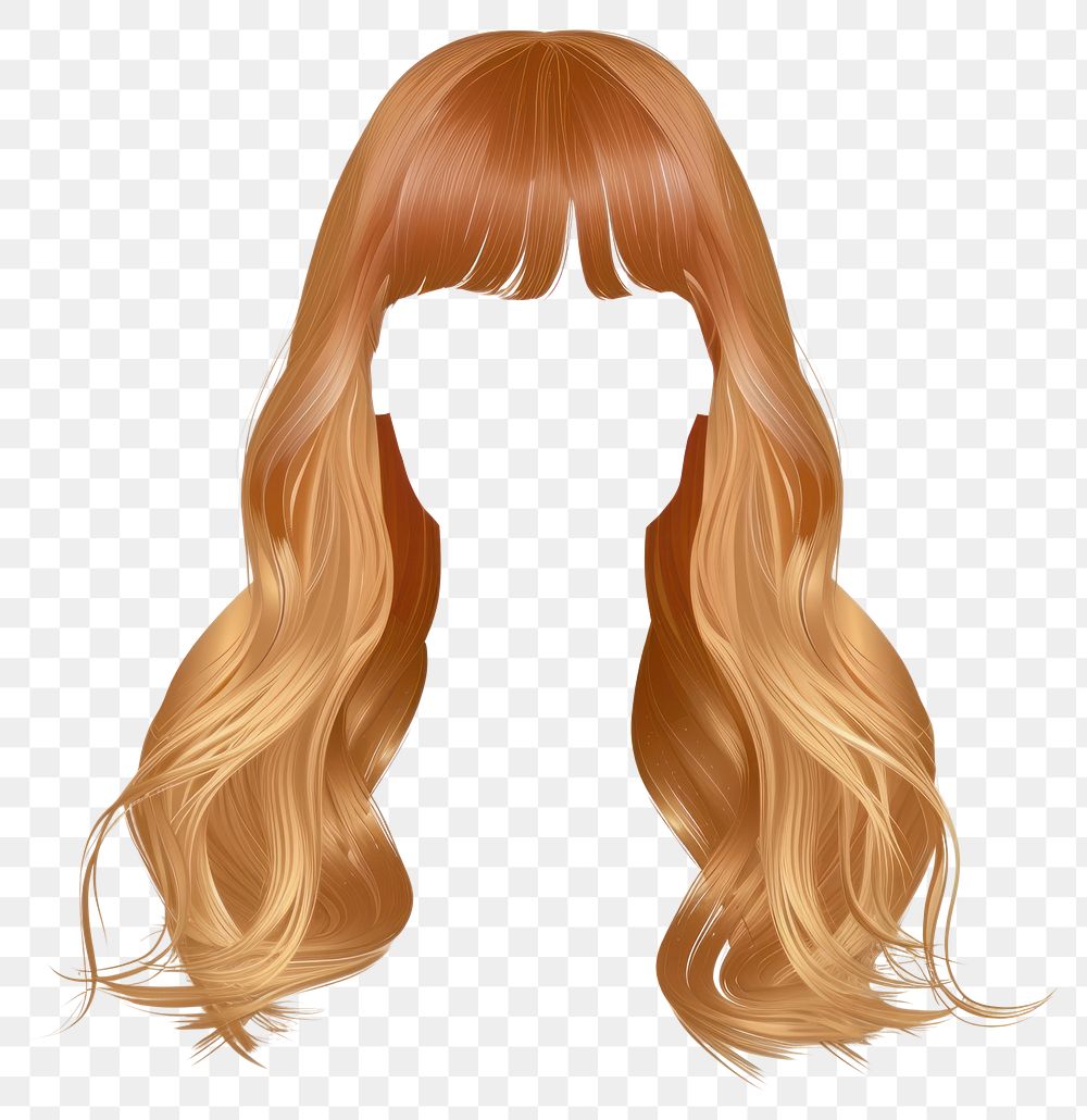 Blonde hair long hairstyle adult face wig.