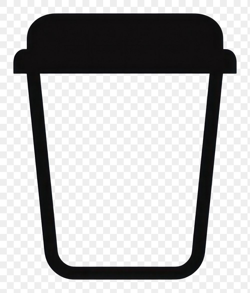 PNG Simple coffee icon logo white background refreshment.