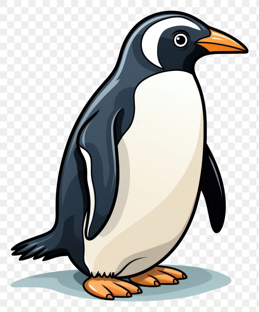 PNG Cut penguin Clipart cartoon animal bird.