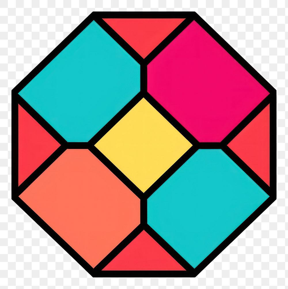 PNG Hexagon shape line toy white background.