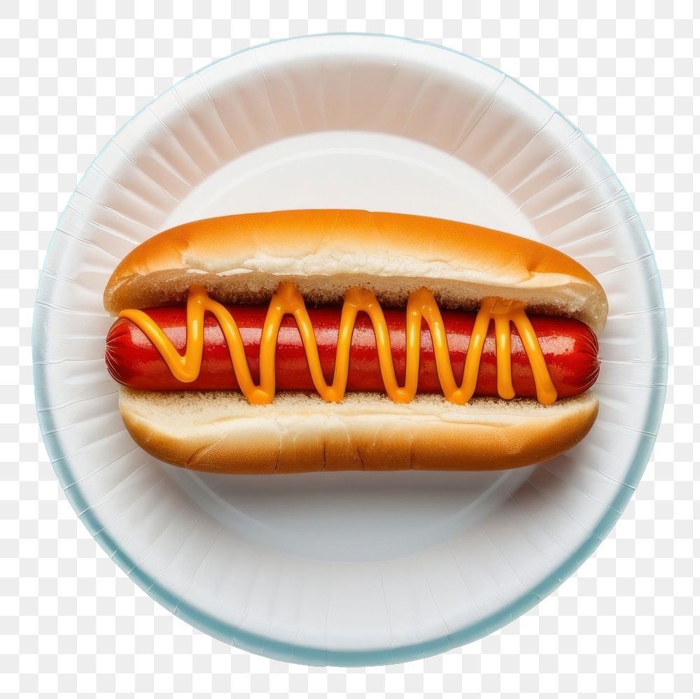 PNG Hot dog ketchup plate food.