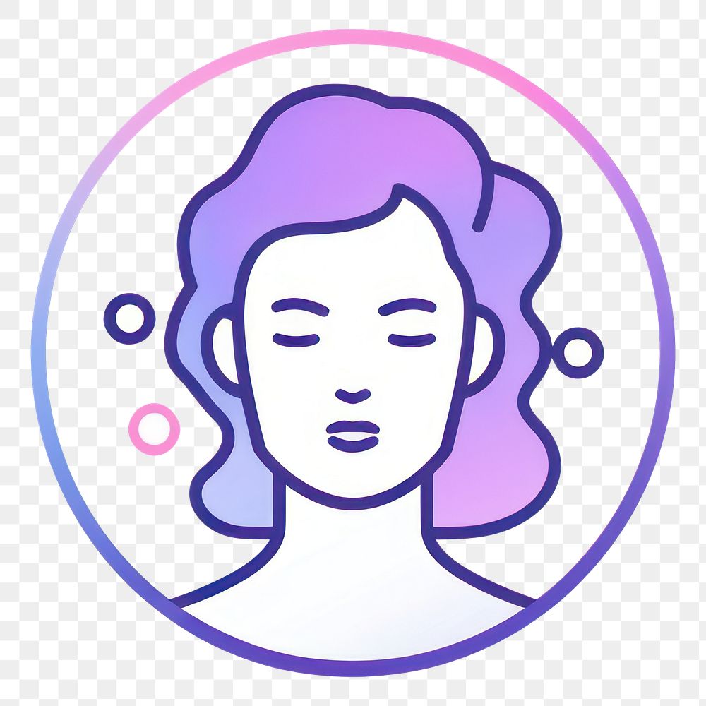PNG User icon purple logo pink.