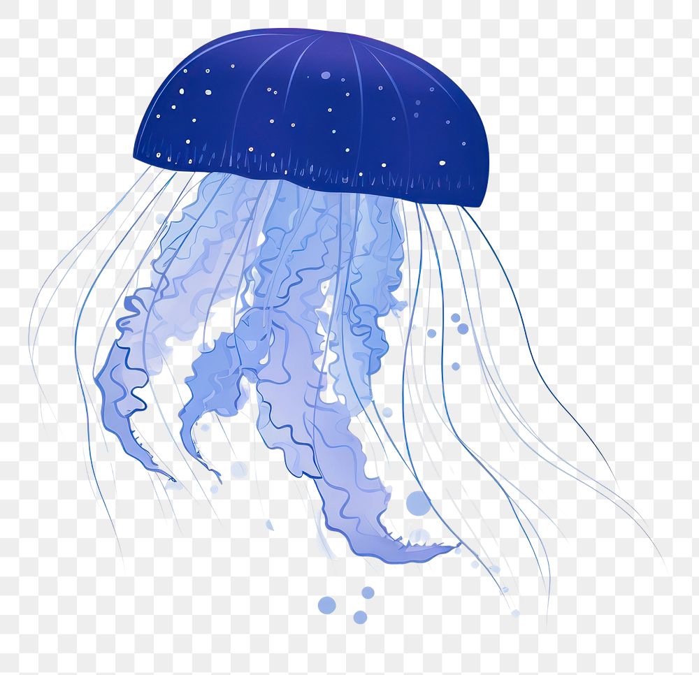 PNG Jellyfish icon jellyfish transparent blue.