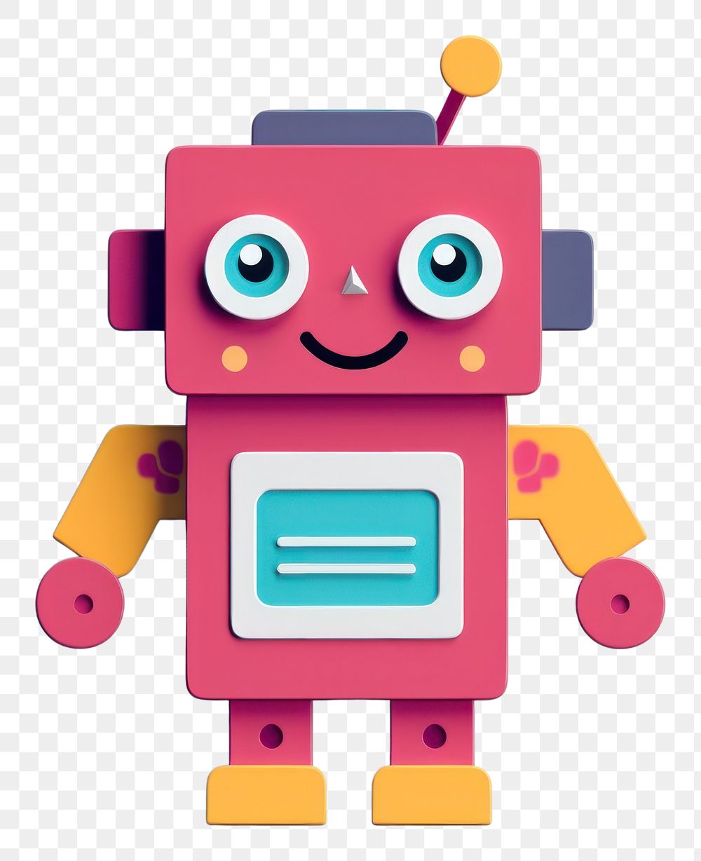 PNG Robot machine toy representation.