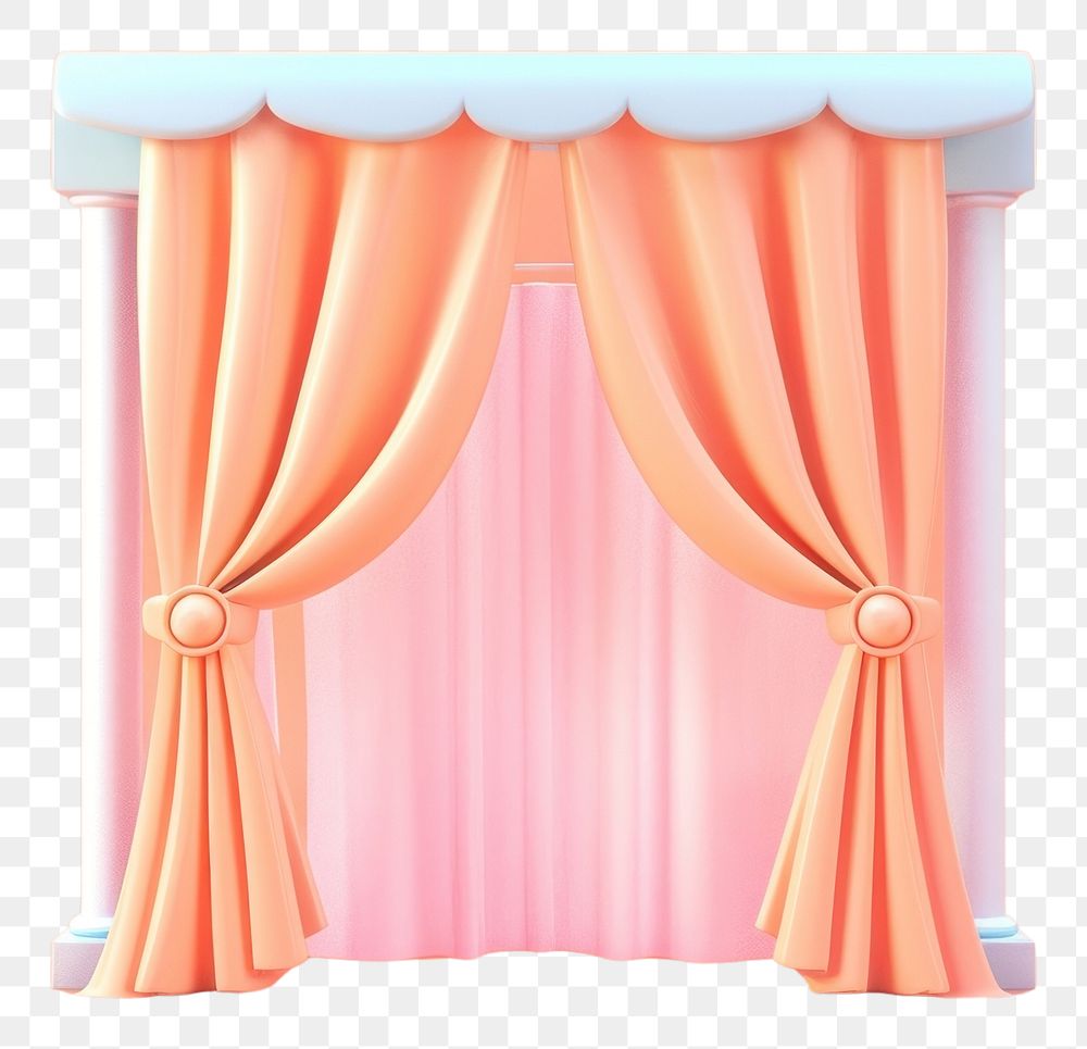 PNG 3d Curtain curtain furniture architecture.
