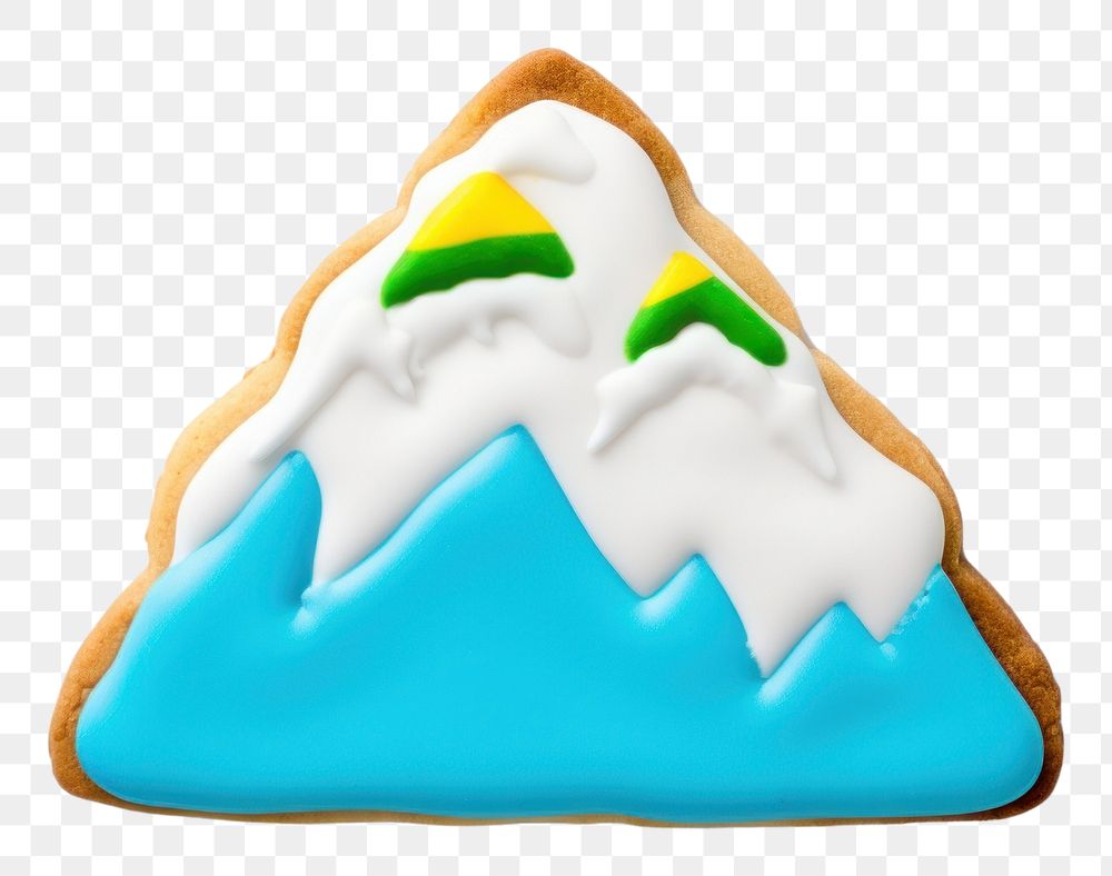 PNG Icing mountain dessert cookie.