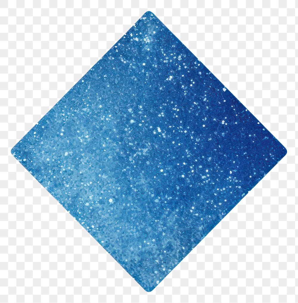 PNG Blue color pentagon icon glitter shape white background.