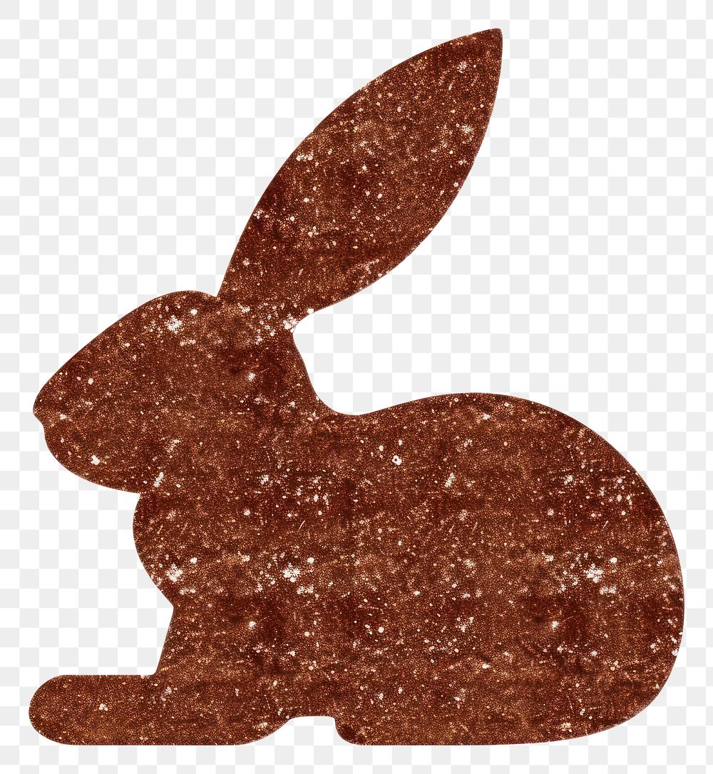 PNG Brown color rabbit icon rodent animal mammal.