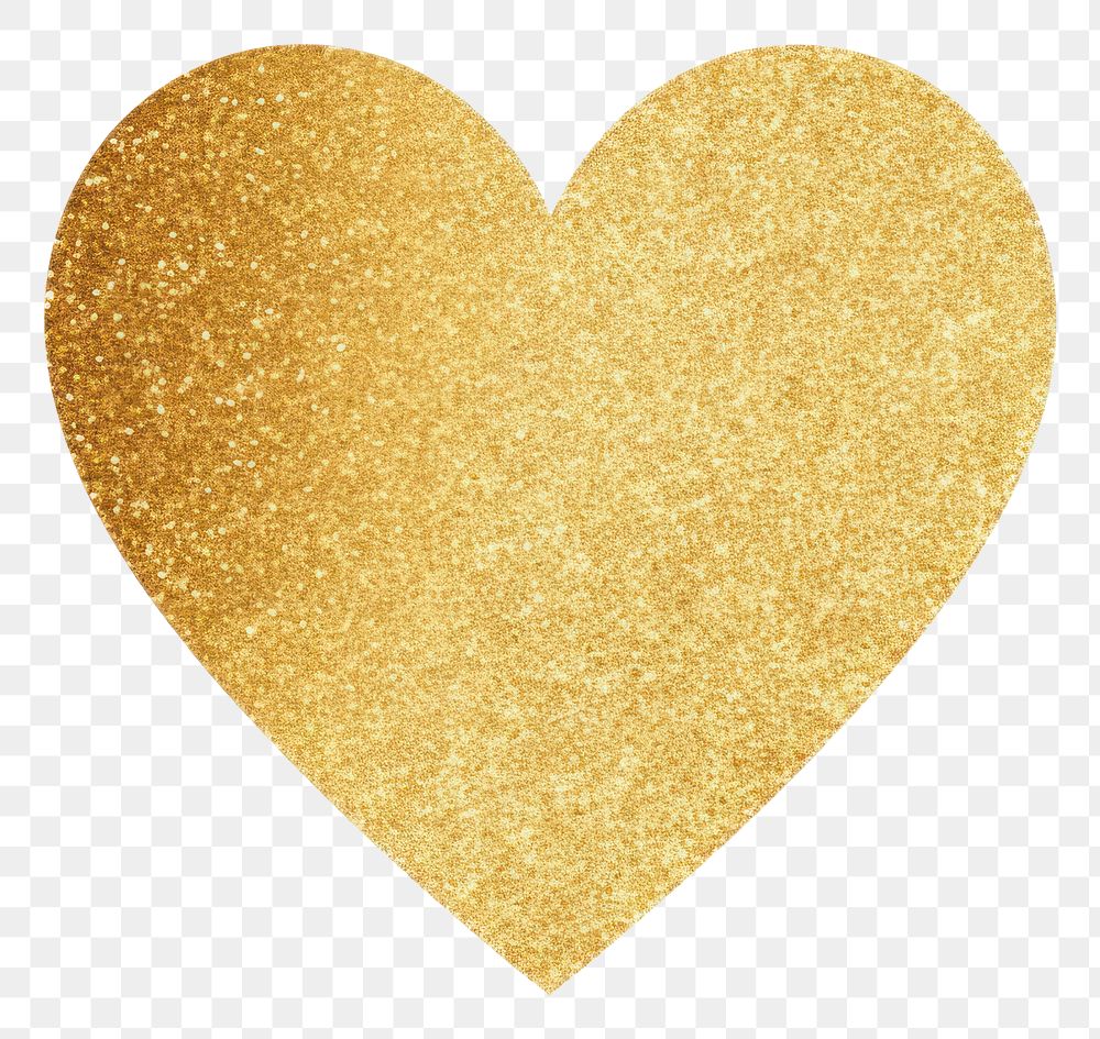 PNG Gold color heart icon backgrounds shape white background.