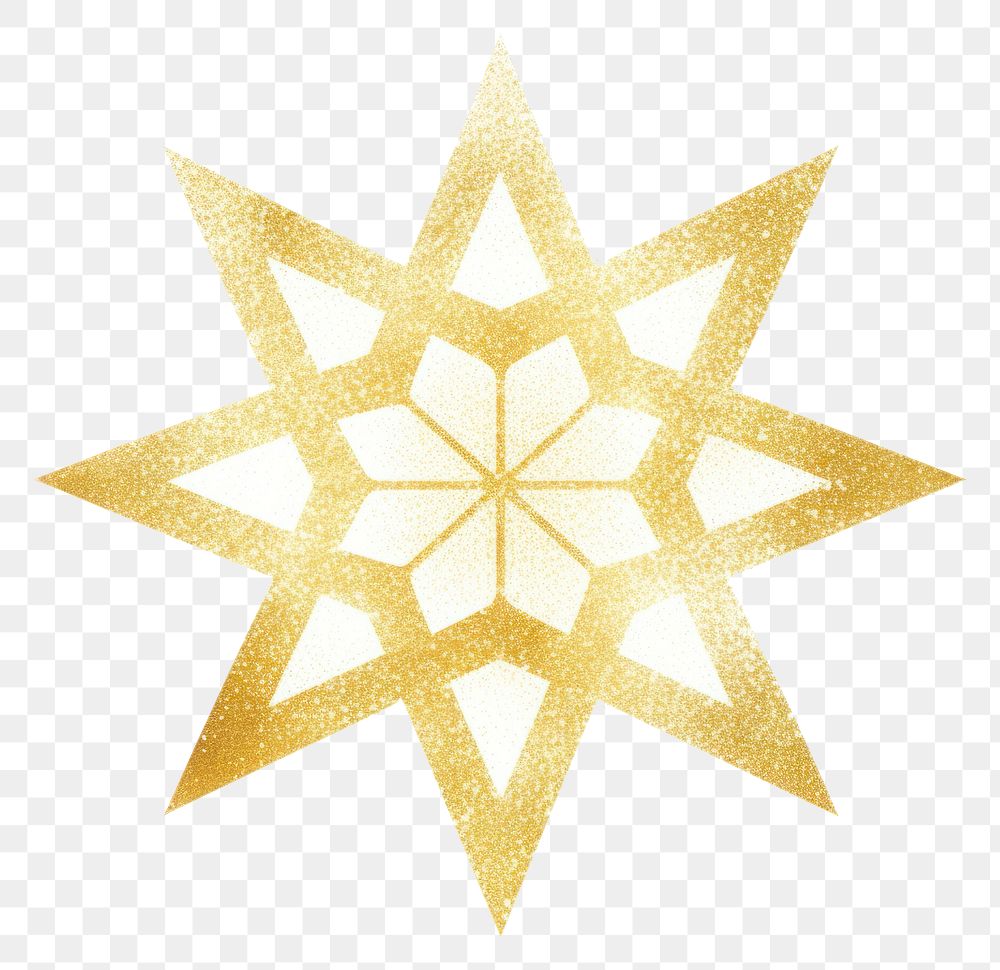 PNG Gold color octagram icon backgrounds symbol shape.