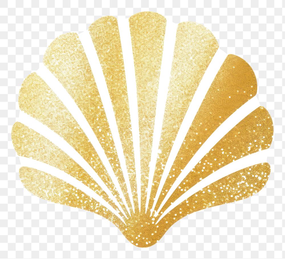 PNG Gold color sea shell icon white background invertebrate seashell.