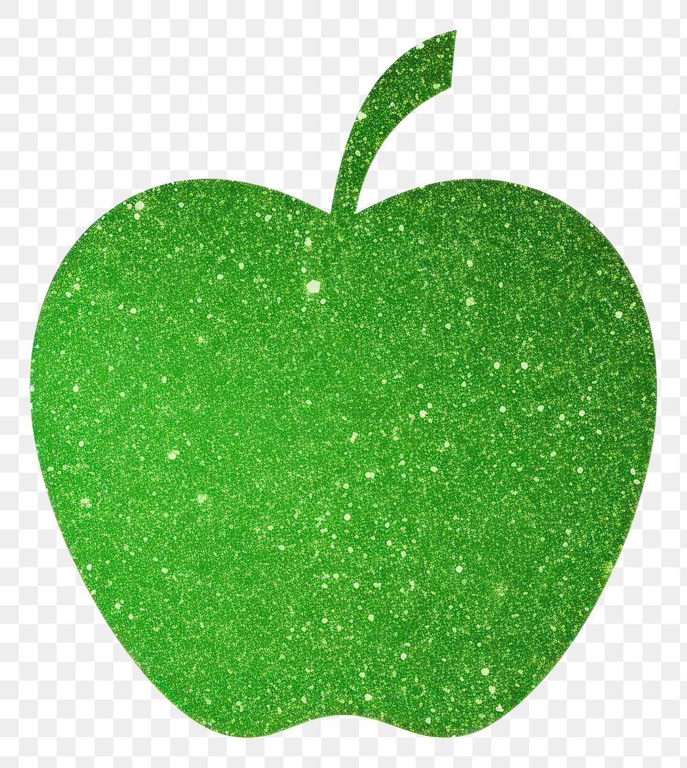 PNG Green color apple icon fruit plant food.