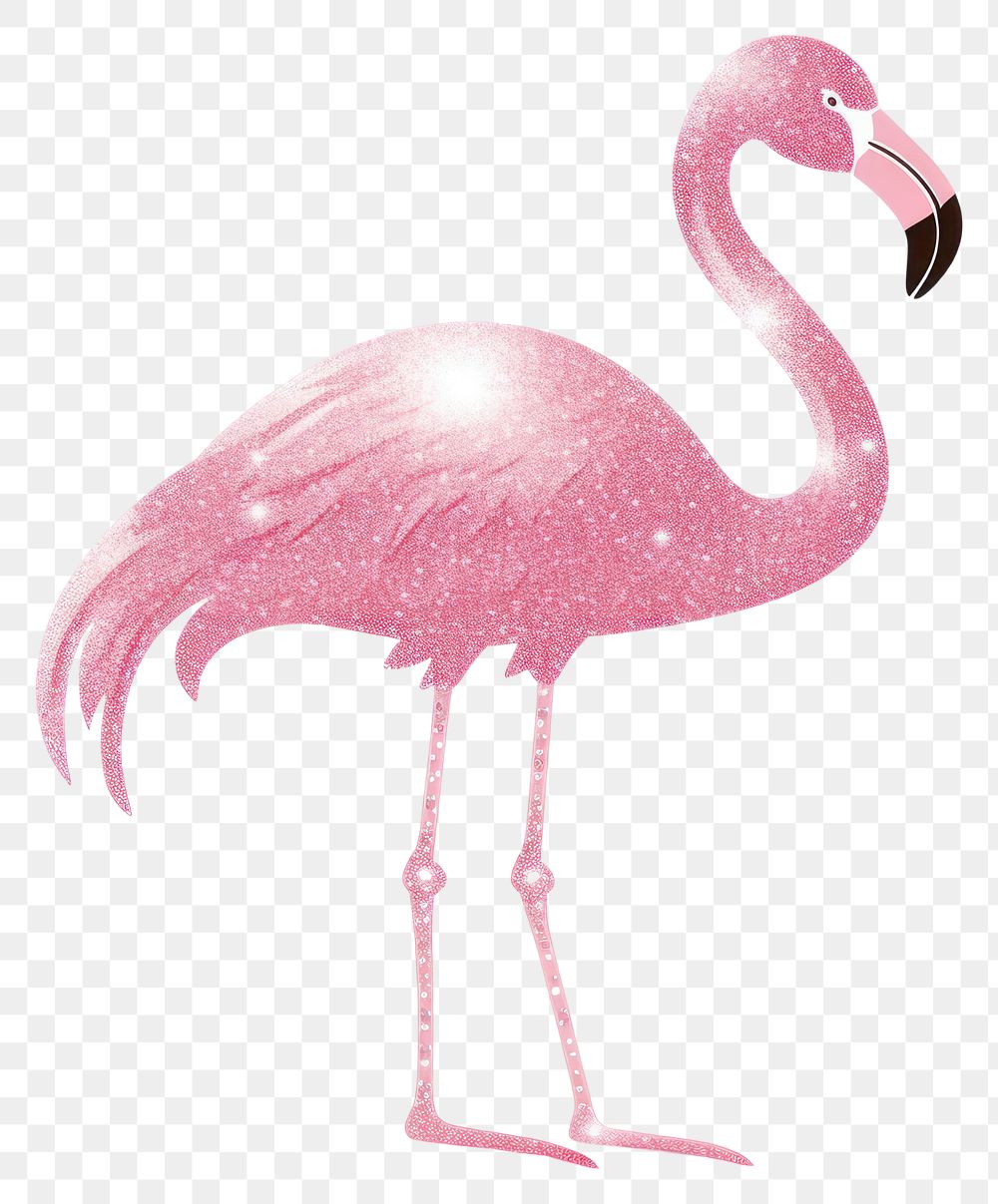 PNG Pink color flamingo icon animal bird beak.
