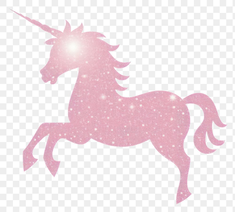 PNG Pink color unicorn icon animal mammal horse.