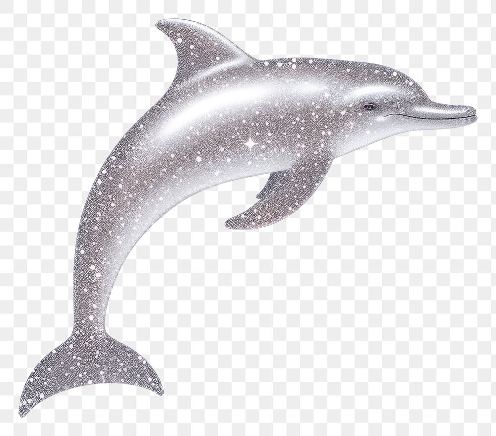 PNG Silver color dolphin icon animal mammal fish.
