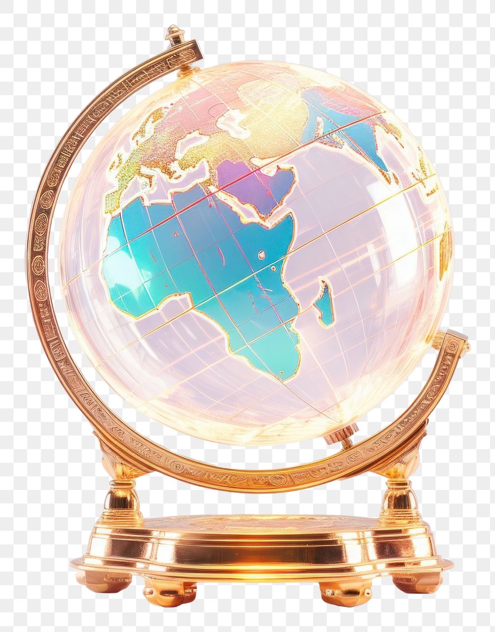 PNG Globe with map planet space technology.