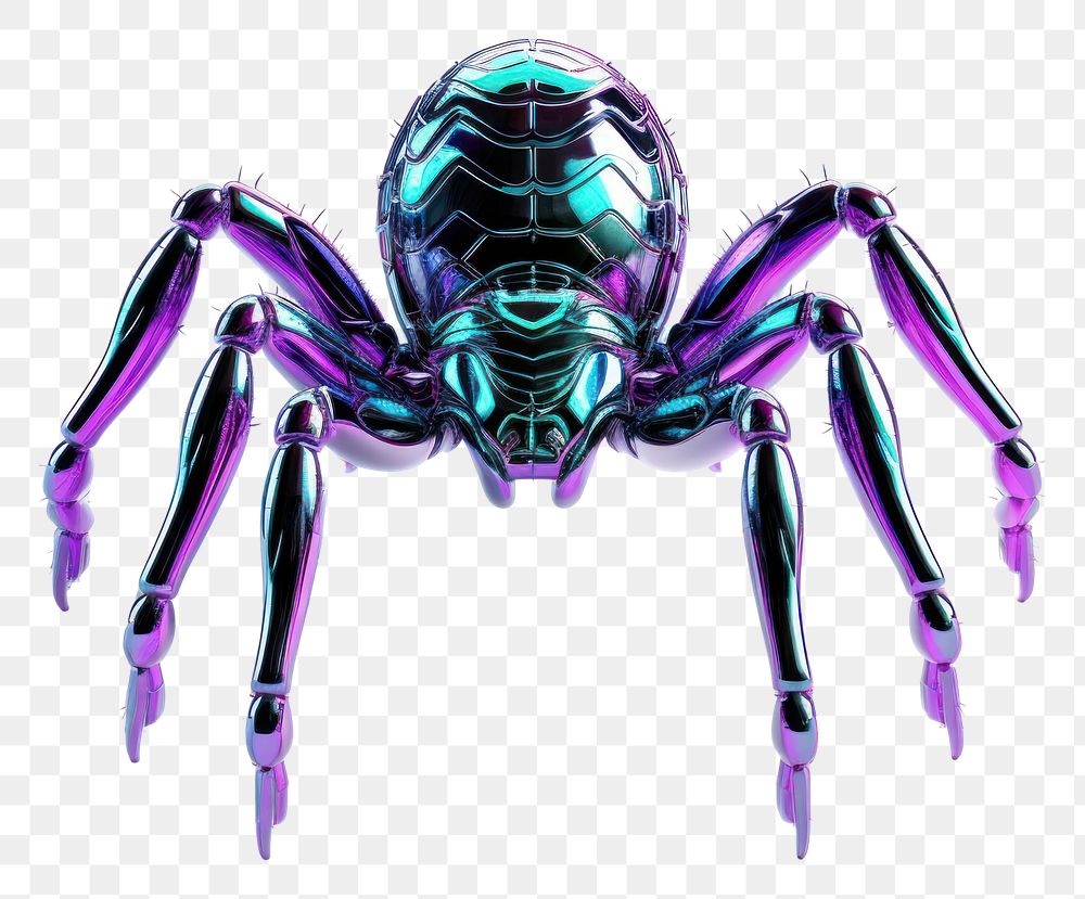 PNG Spider arachnid animal purple.