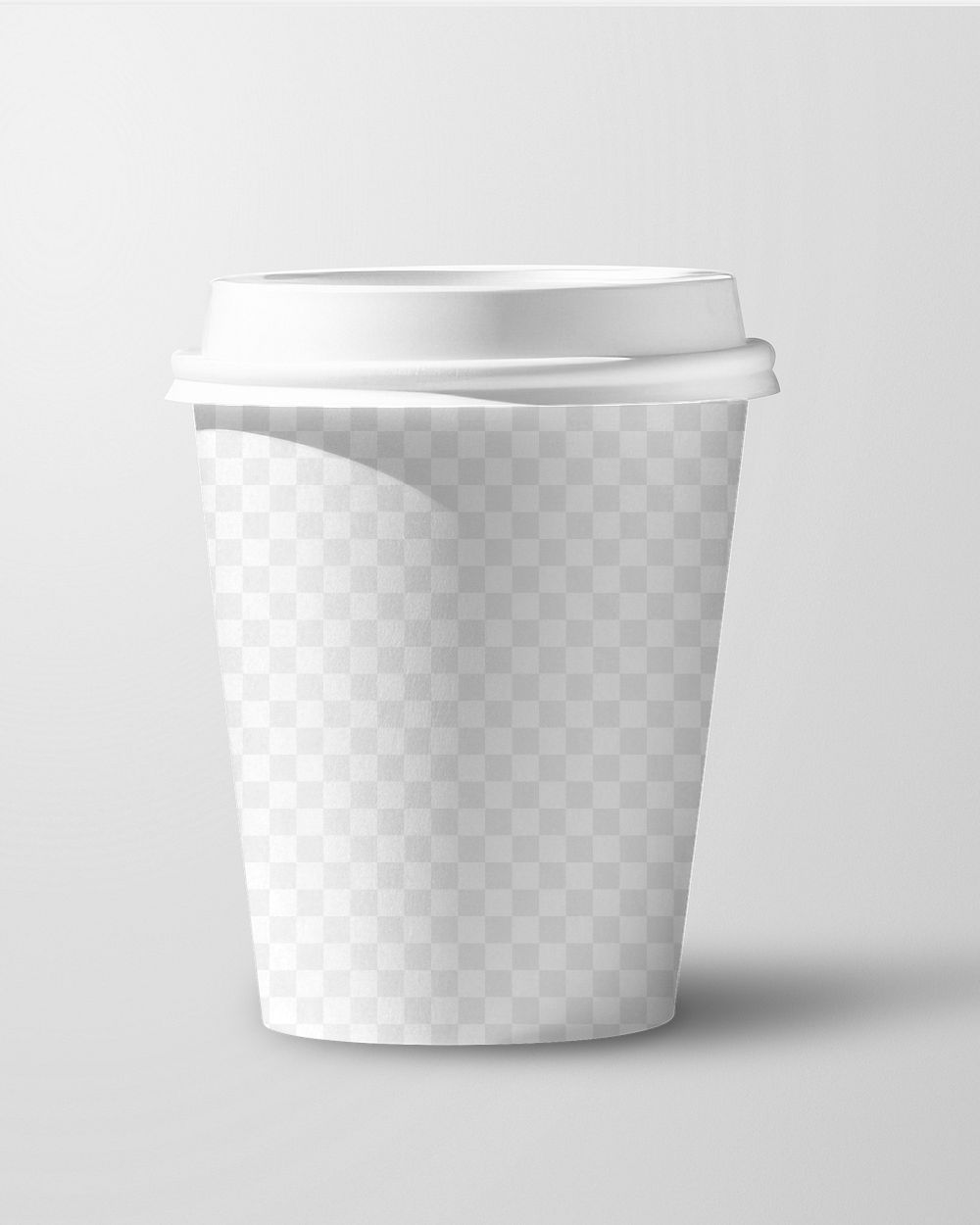 Paper cup png mockup, transparent design