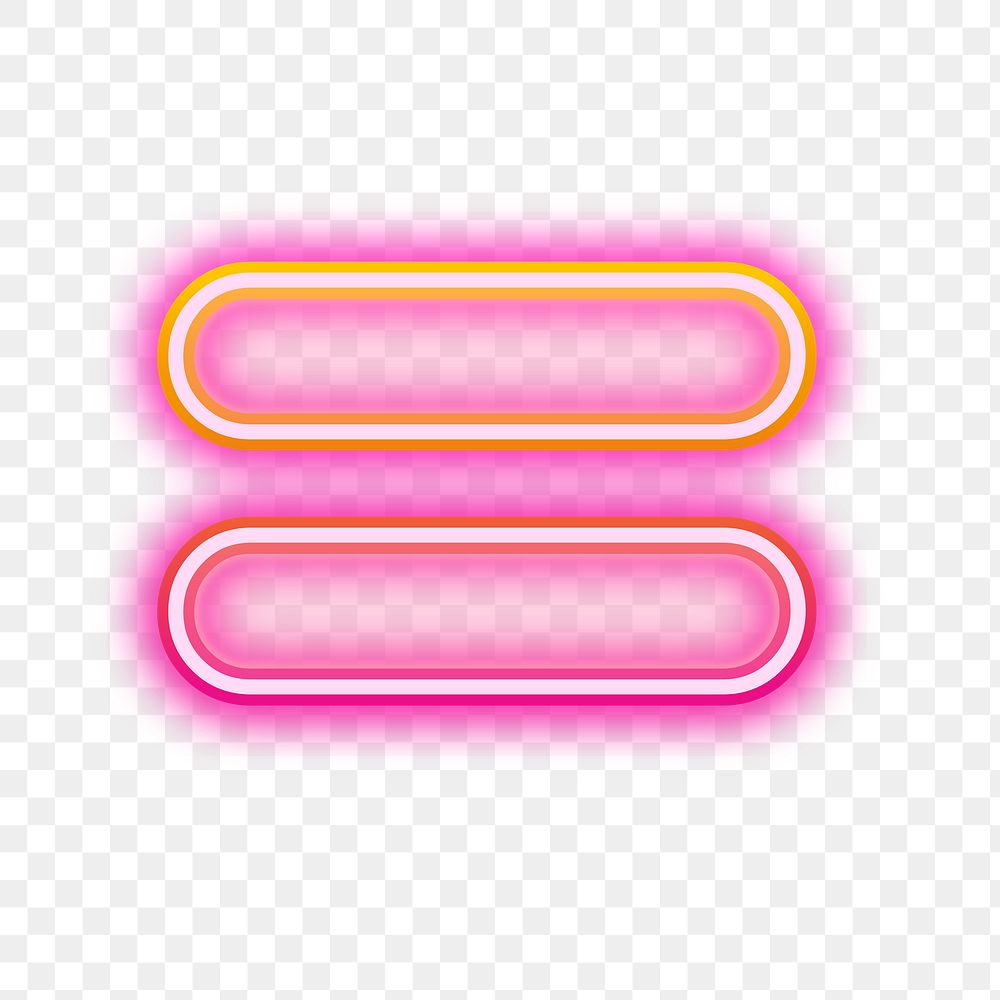 PNG equal to pink neon design, transparent background