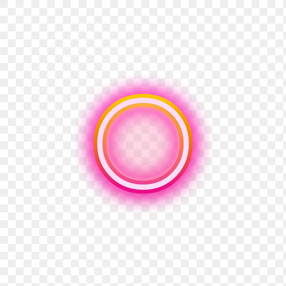 PNG dot pink neon design, transparent background
