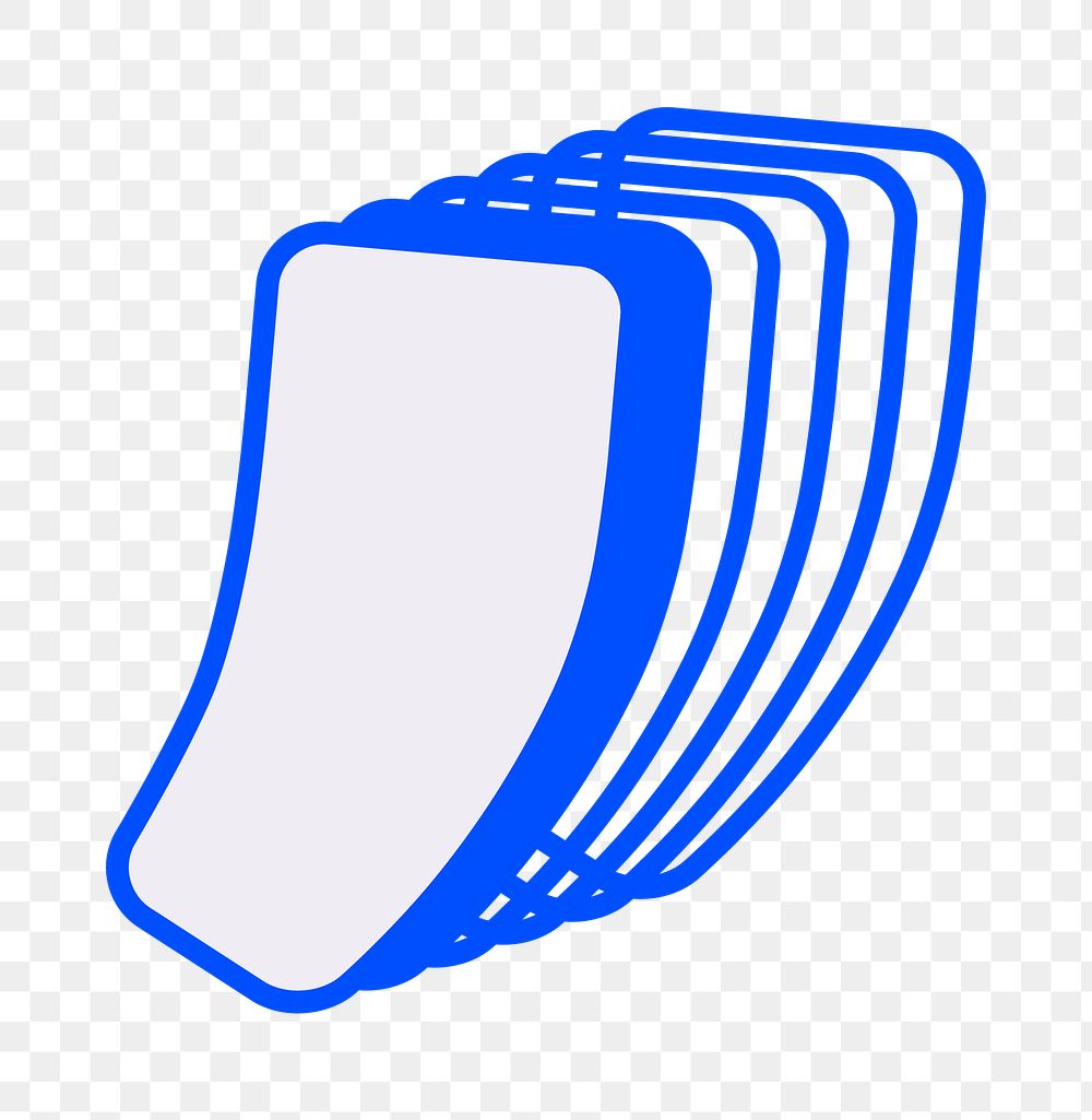 Apostrophe png blue symbol, transparent background