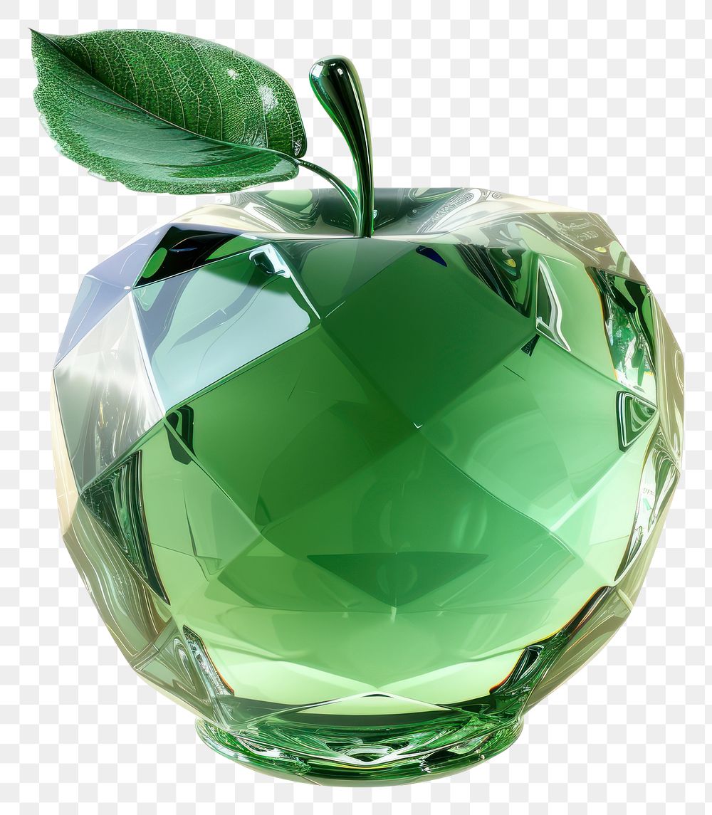PNG Apple gemstone green plant