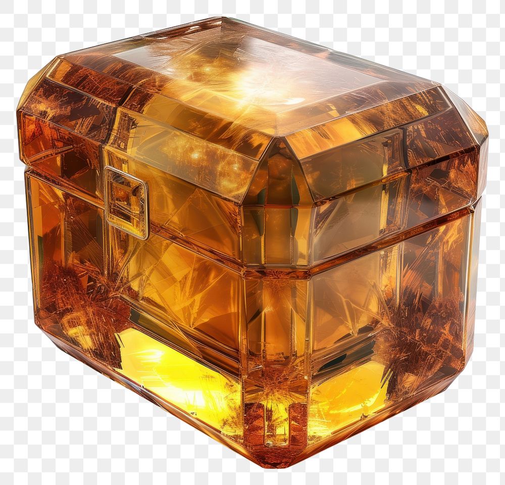 PNG Box gemstone white background container.