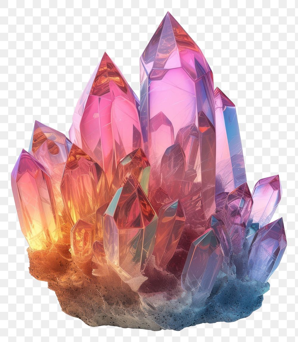 PNG Candle gemstone crystal amethyst.