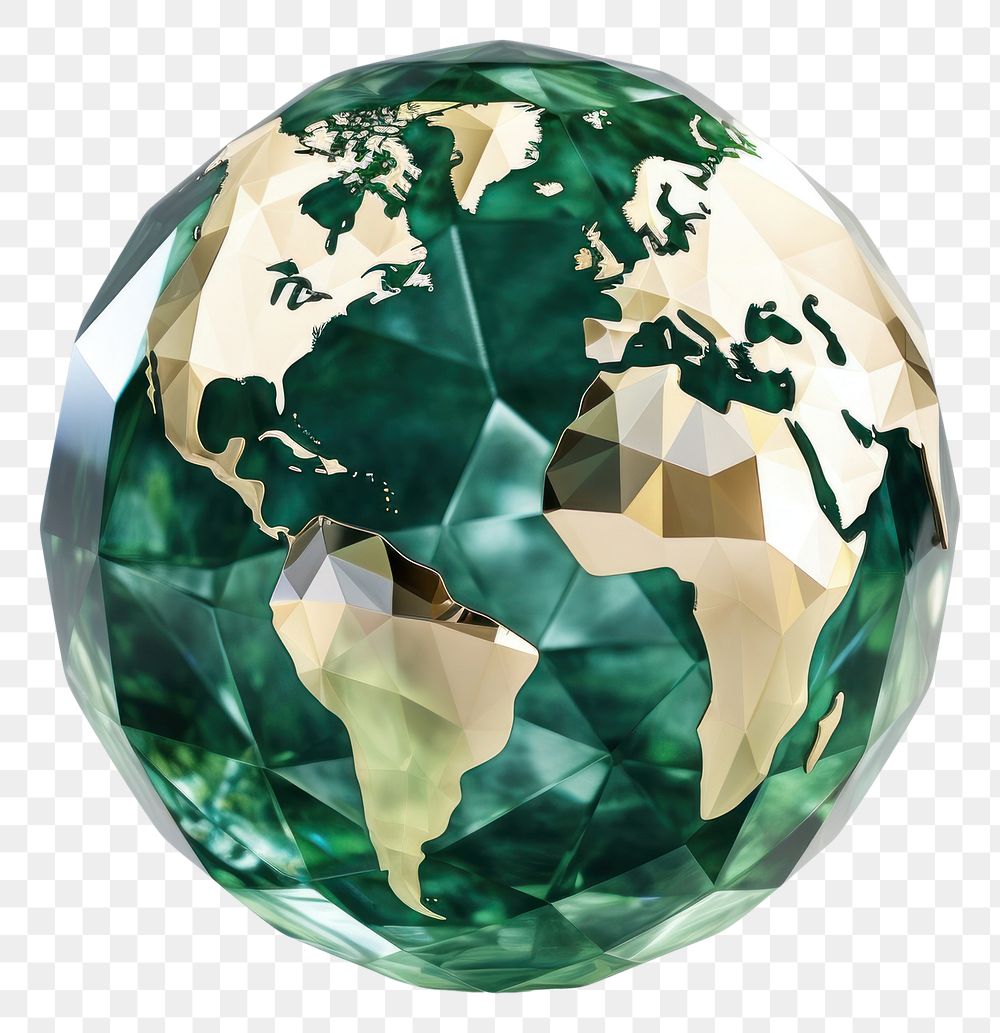 PNG Earth globe gemstone jewelry sphere